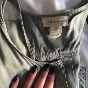 Green Jumpsuit from Anthropologie